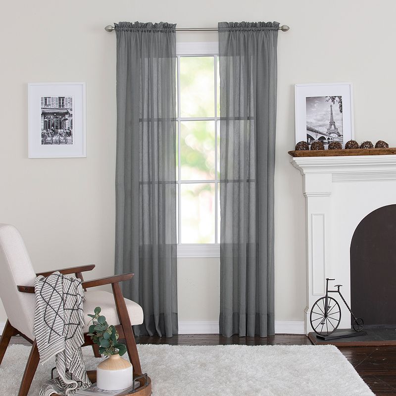 Miller Curtains Preston Rod Pocket 1-Panel Window Curtain