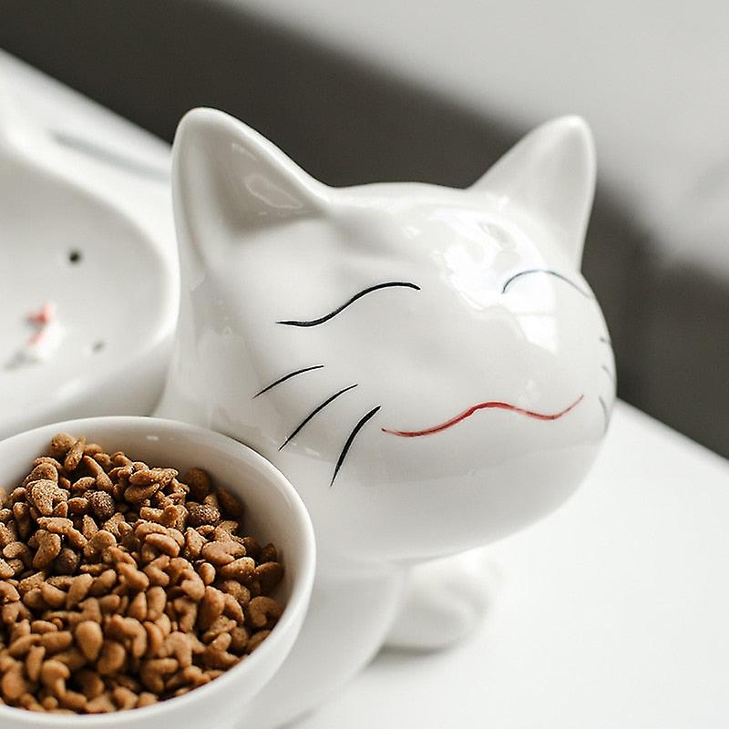 2L ceramic cat water fountain