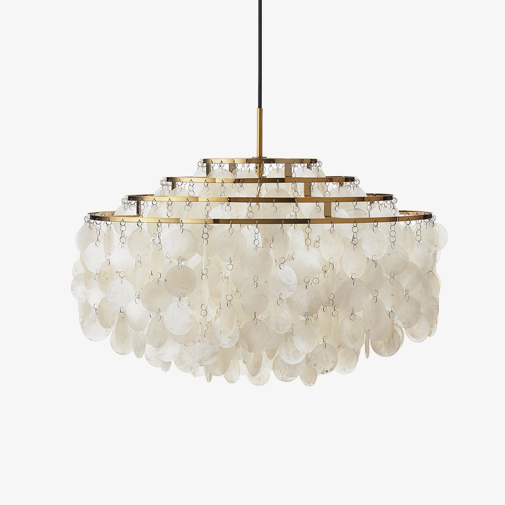 Round Shell Chandelier