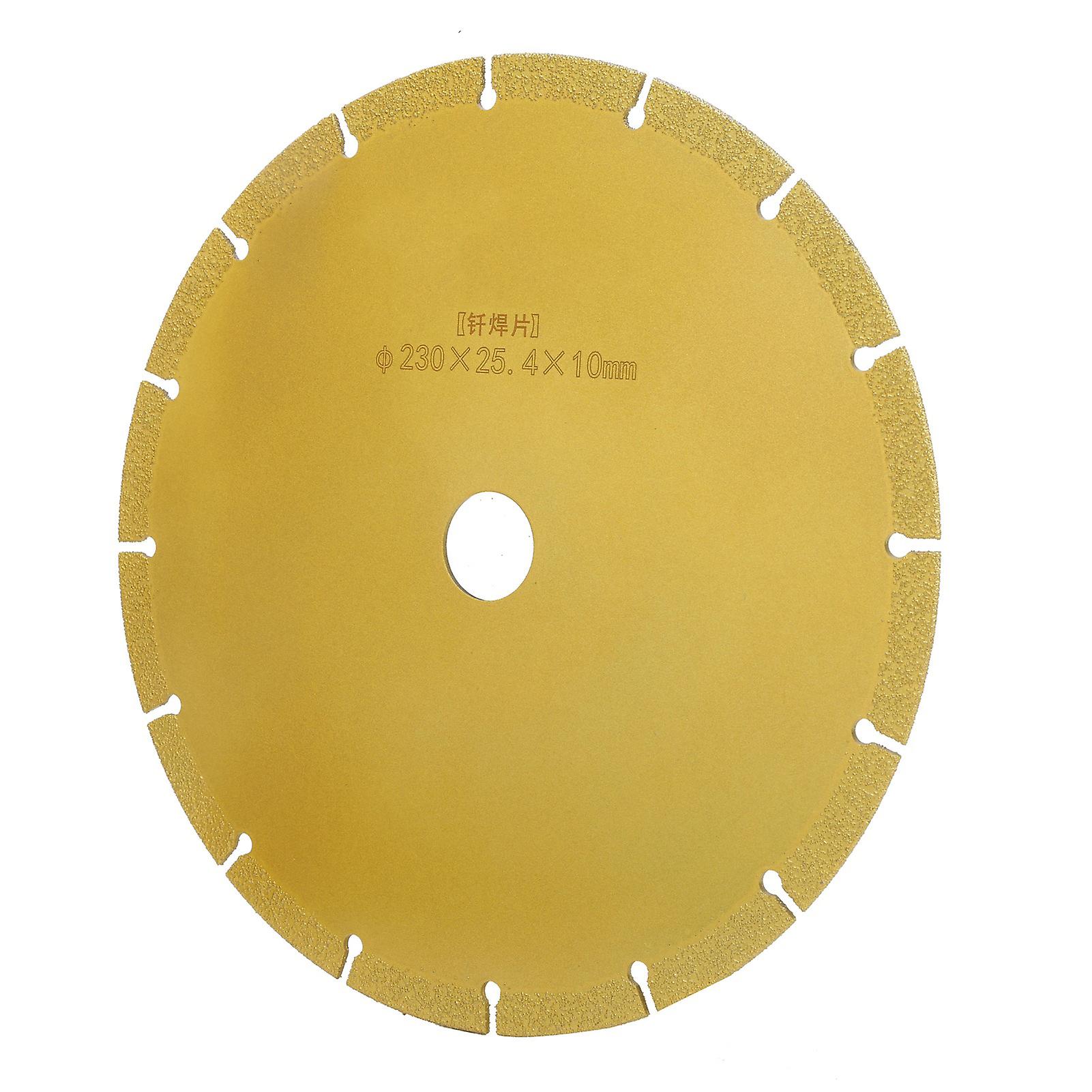 Diamond Saw Blade Circular Segmented Brazing Disc For Cutting Marble 230 X 25.4 X 10mm