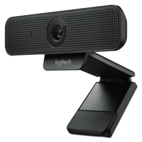 Logitech C925e Webcam， 1920 pixels x 1080 pixels， 2 Mpixels， Black (960001075)