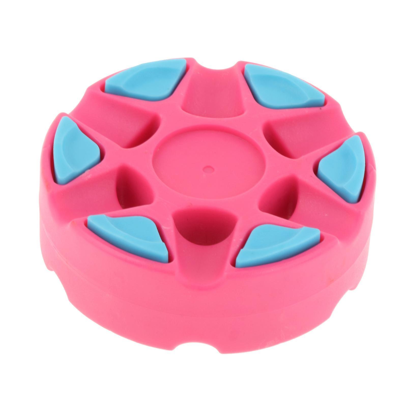 Inline Roller Hockey Puck Durable Multifunctional Ice Hockey Puck Equipment Pink