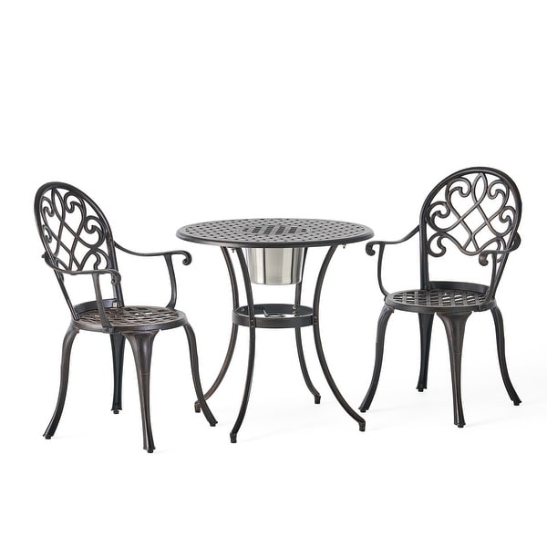 Camden 3PC Cast Bistro Set Ice Bucket