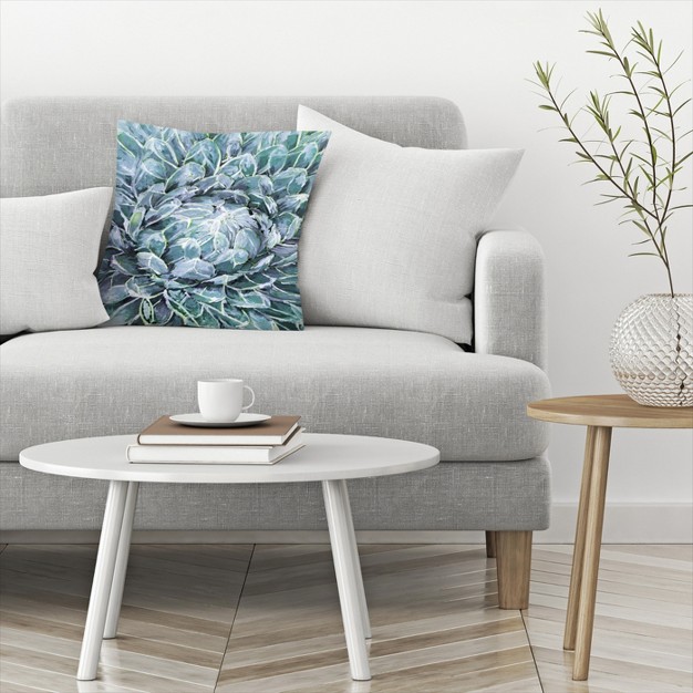 Agave Oil Painting By Tanya Shumkina Throw Pillow Americanflat Botanical