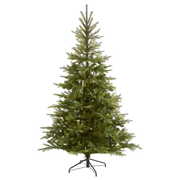 7' North Carolina Spruce Artificial Christmas Tree with 931 Bendable Branches