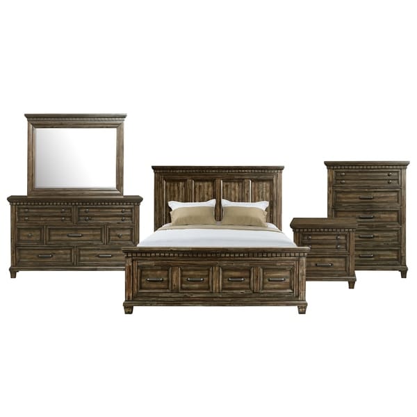 Picket House Furnishings Johnny Queen Storage 5PC Bedroom Set - - 22106851