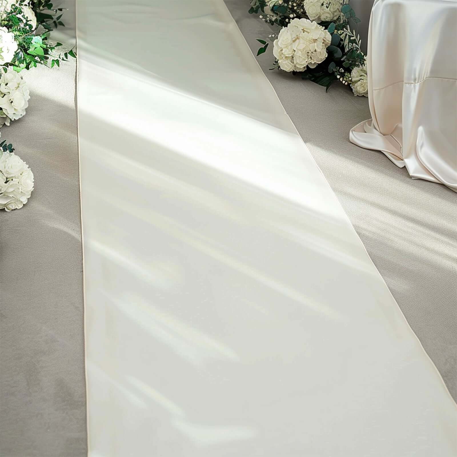 Ivory PVC Aisle Runner 40