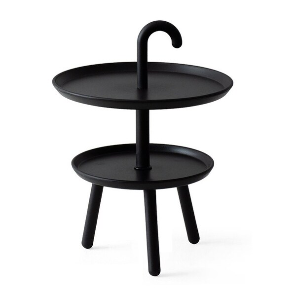 Umbria Accent Tiered Modern Minimalist End Side Table