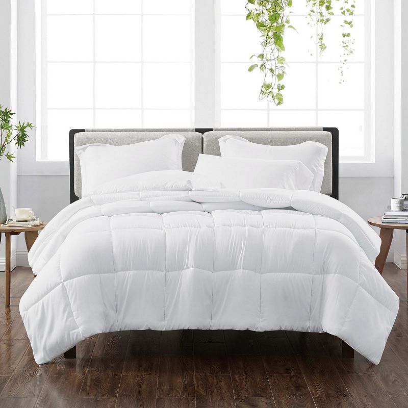 Cannon Solid Comforter Set with Shams