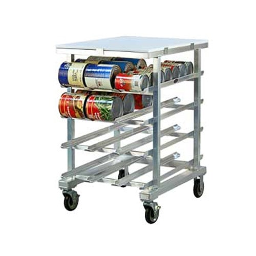 New Age Industrial 1227 Can Storage Rack， Mobile， Half-Size