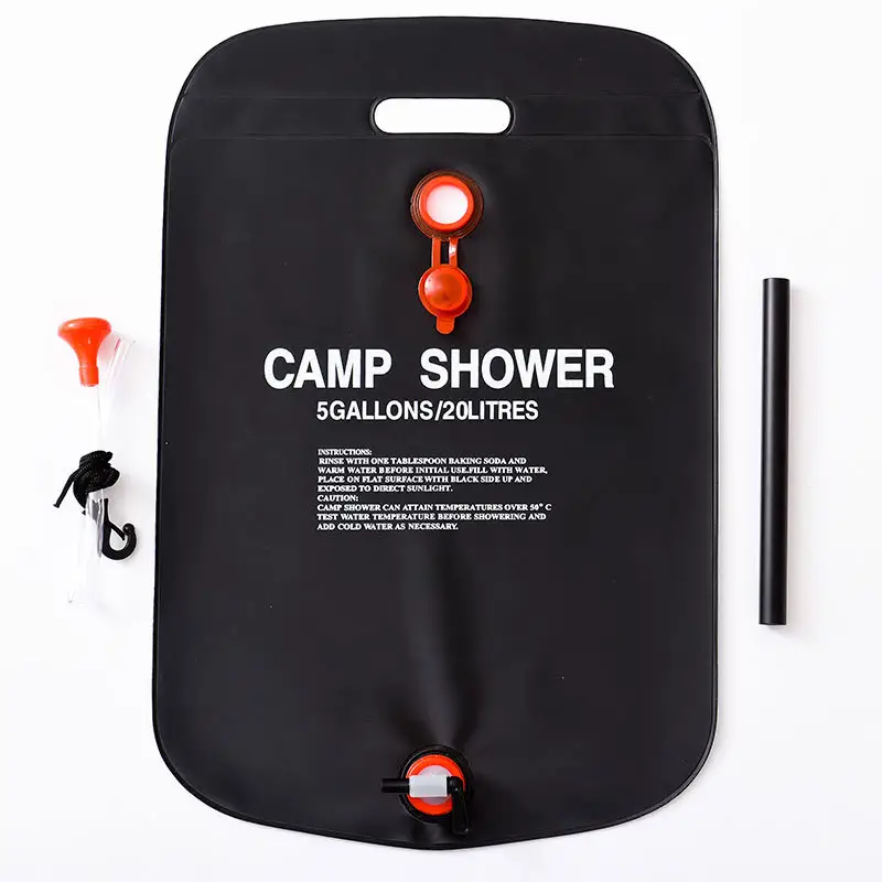 Camping Supplies Bath Bag 20L Solar Bath Bag Outdoor Bathing Water Bag Camping Equipment Supplies