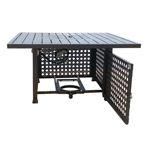 Monterey Backyard Casual Propane Fire Pit Table