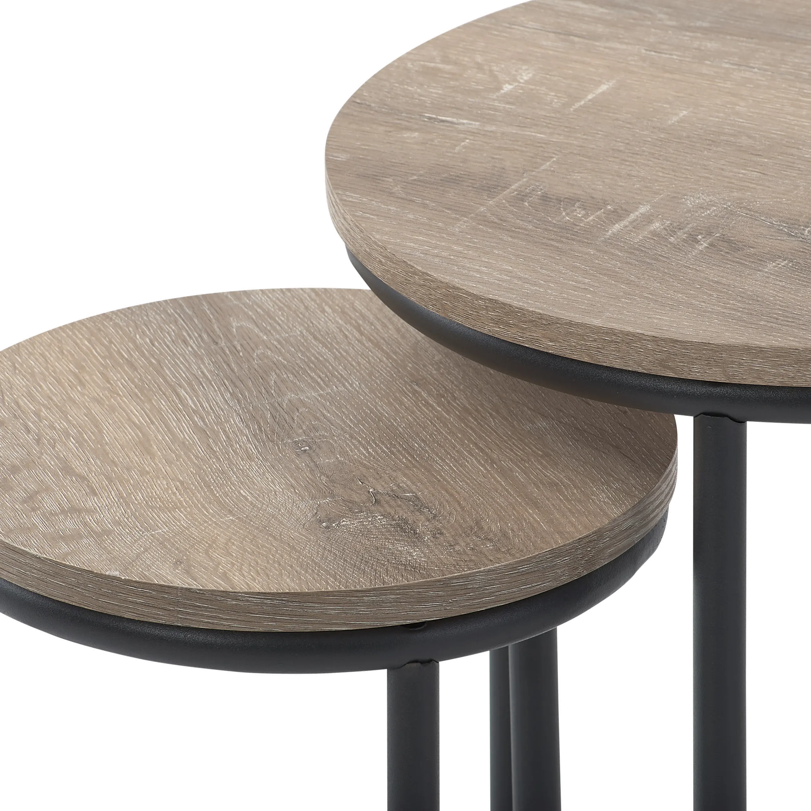 Fort Worth Light Brown Nesting Side Tables