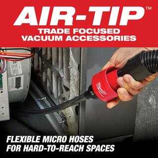 MW AIR-TIP 1-14 in. - 2-12 in. Long Reach Flexible Hose Set WetDry Shop Vacuum Attachment (5-Piece) 49-90-2037