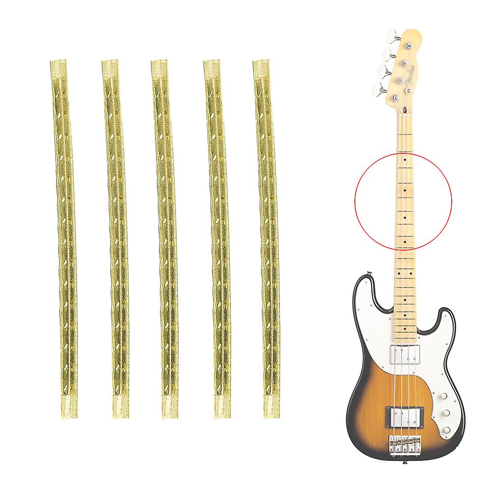 24pcs/set Electric Guitar Fret Wire Guitar Fingerboard Brass Fret Wire Width 2.7mm