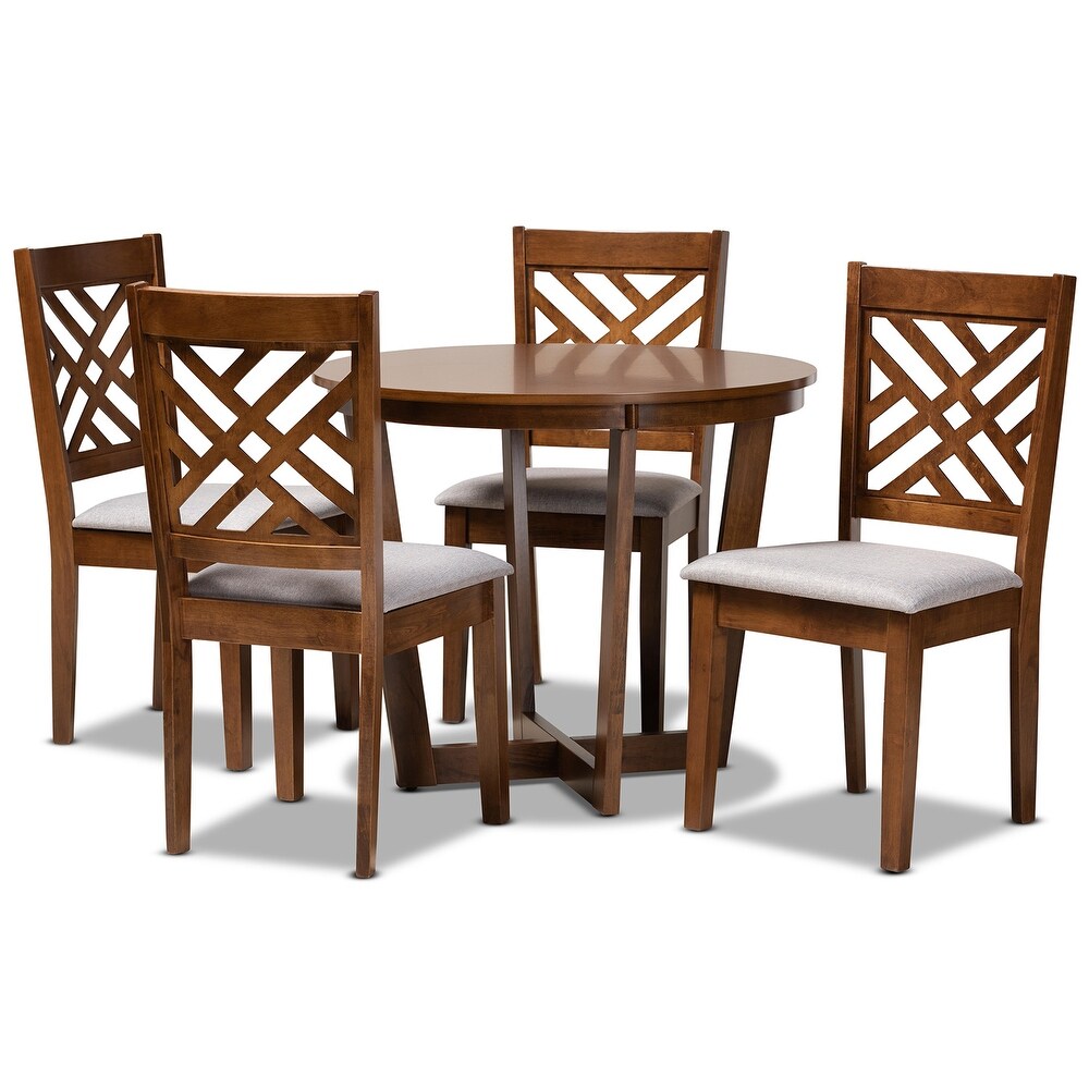 Alena Modern and Contemporary 5 Piece Dining Set