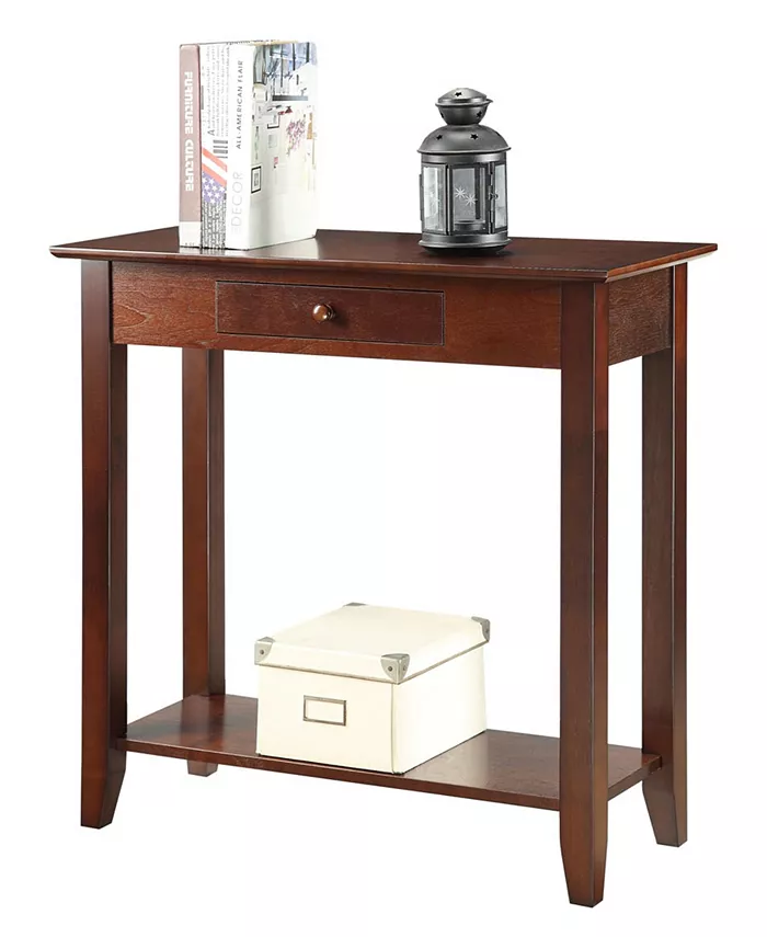 Convenience Concepts 31.5 Wood American Heritage 1 Drawer Hall Table