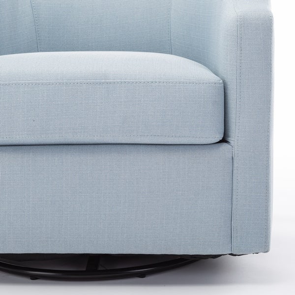 Cayden Swivel Glider Barrel Chair by Greyson Living