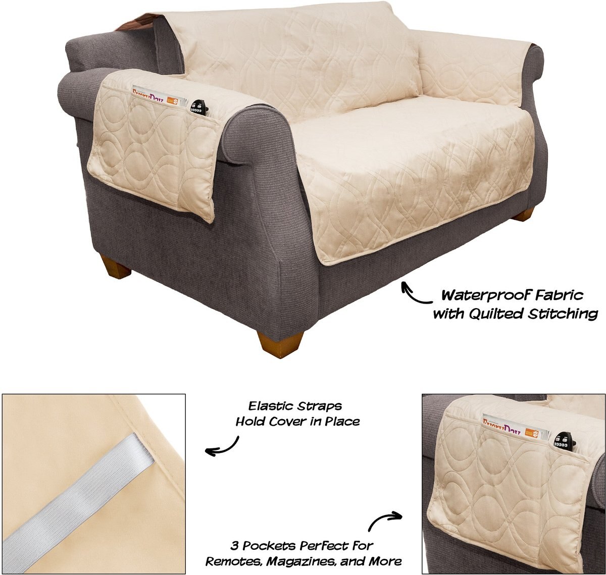 Pet Adobe Waterproof Love Seat Protector Cover