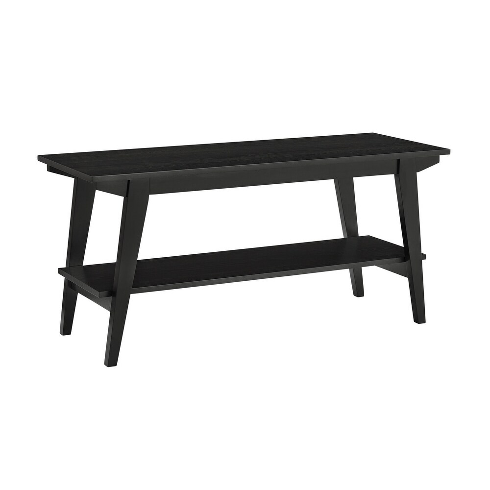 Middlebrook Contemporary Entry Bench with Storage Shelf