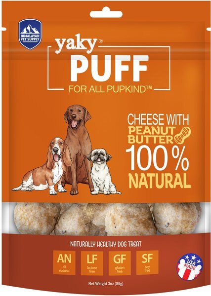 Himalayan Pet Supply Grain-Free yakyPUFF Peanut Butter Flavor Dog Treats