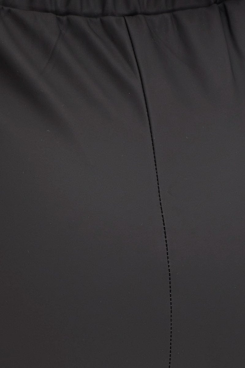 Black Flare Pants High Rise