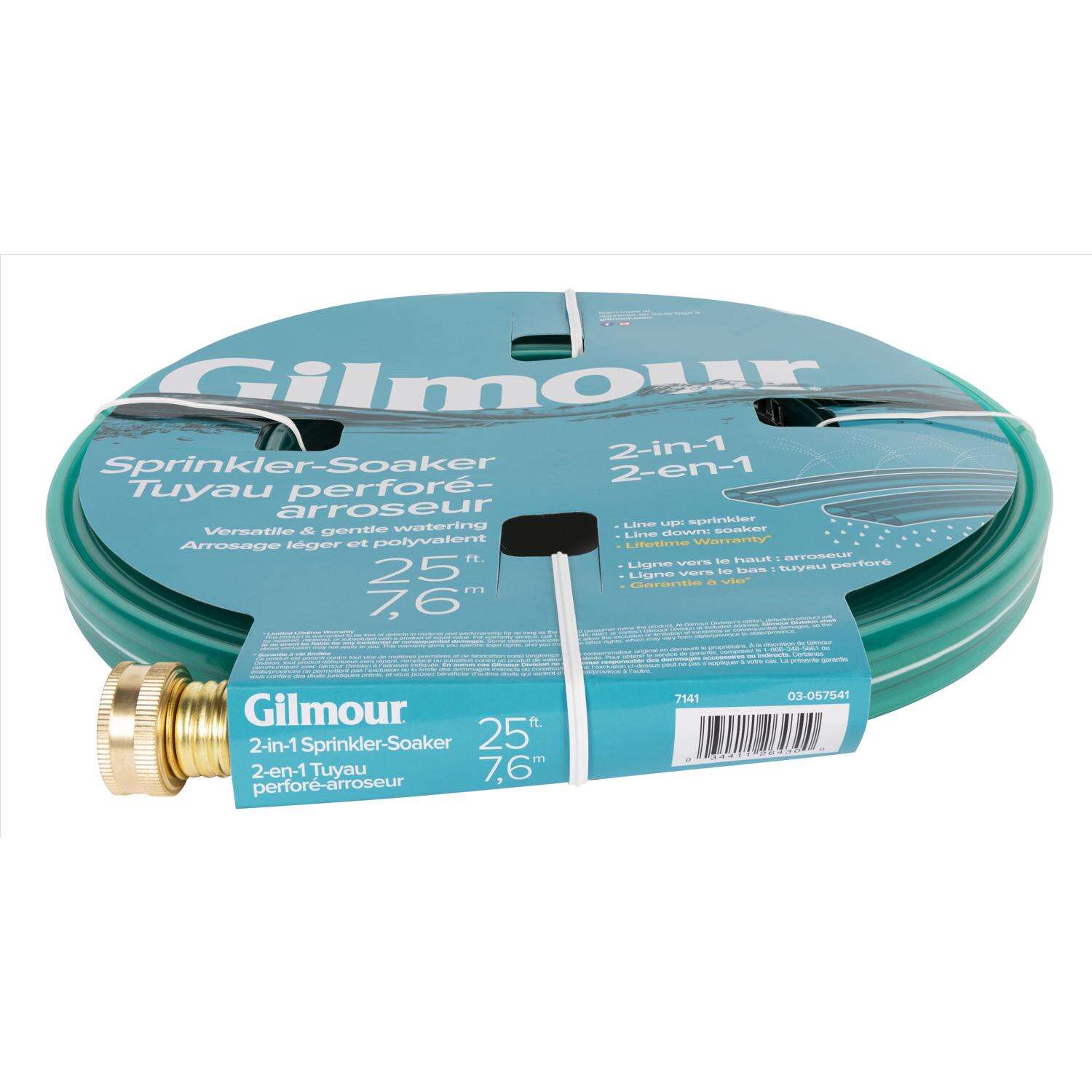 Gilmour 3/8 in. D X 25 ft. L Sprinkler/Soaker Hose