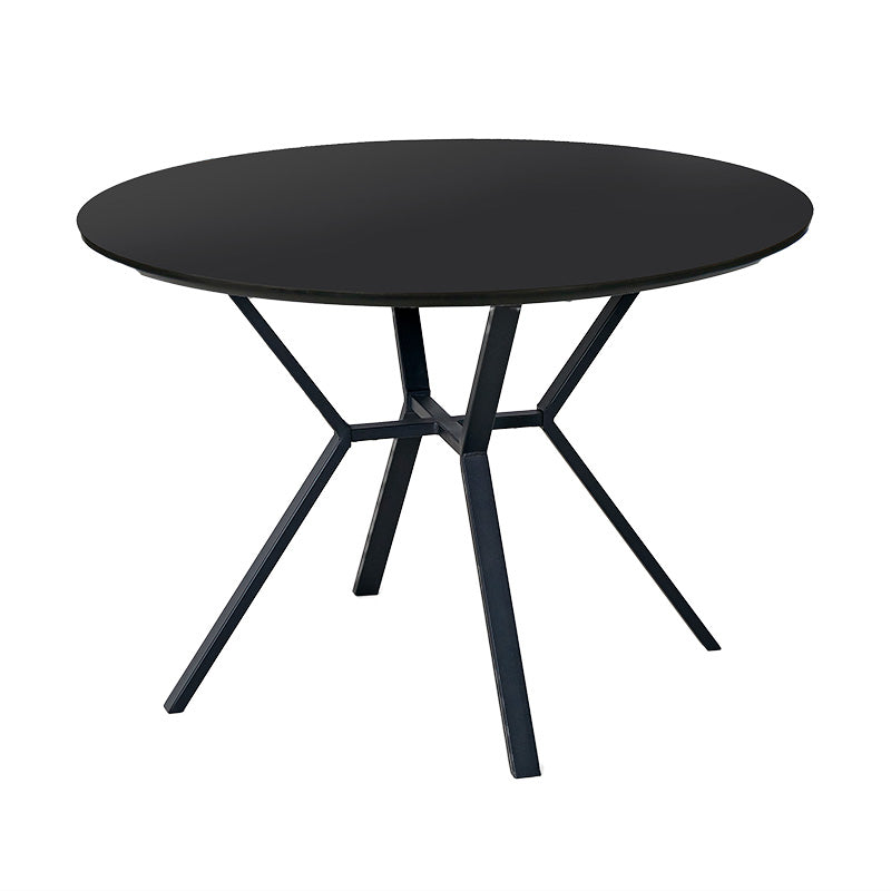 TANI Round Dining Table 110cm - Black