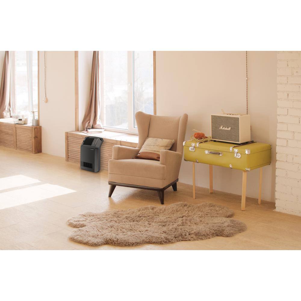 Lasko 23 in. Electric Cyclonic Ceramic Console Heater with Remote CC24910