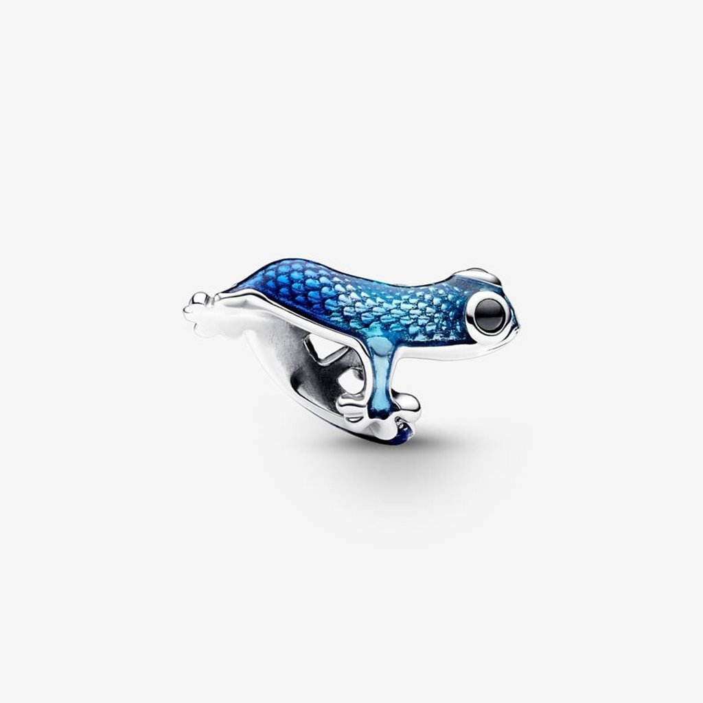 PANDORA  Metallic Blue Gecko Charm