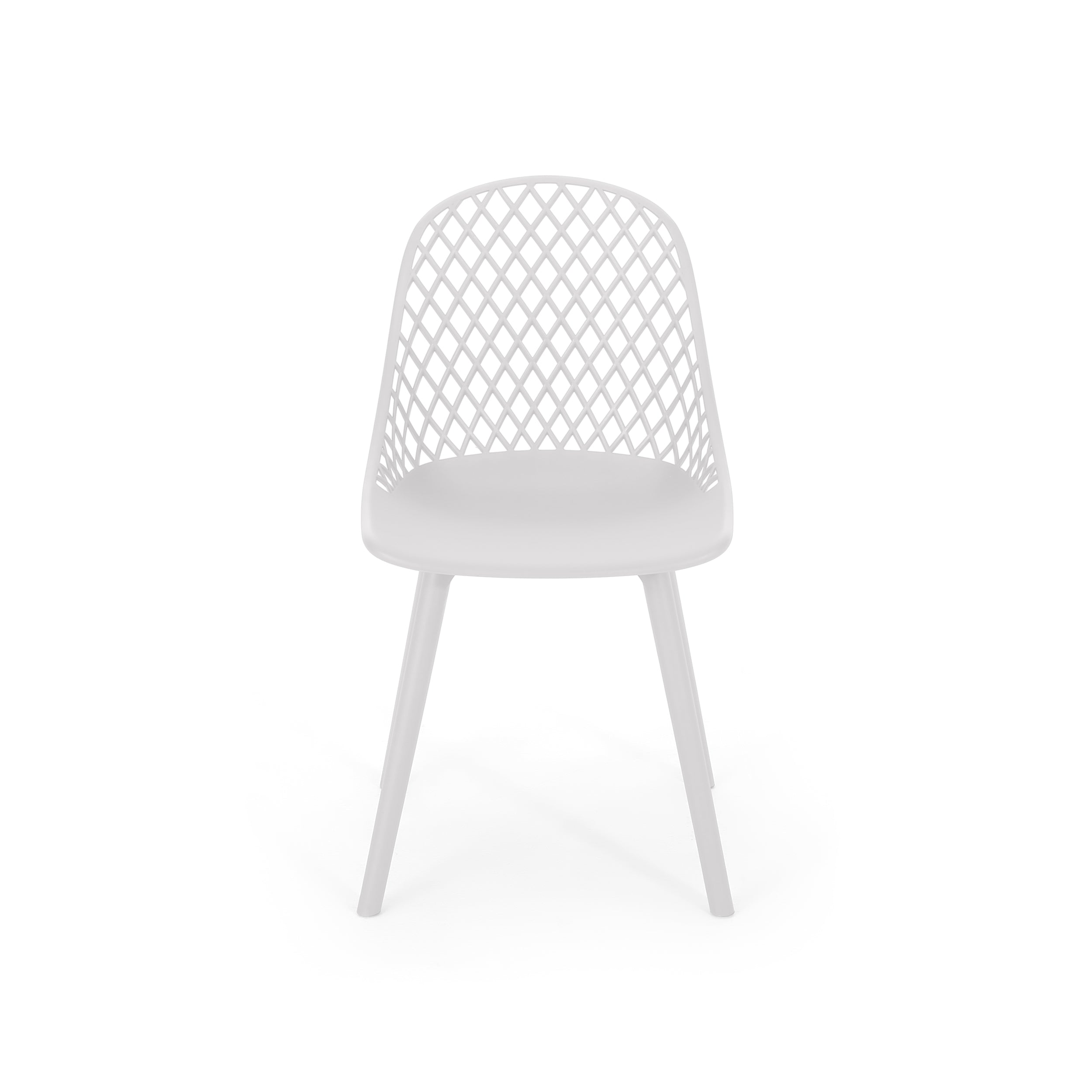 Lucy Outdoor Modern Dining Chair (Set of 2)