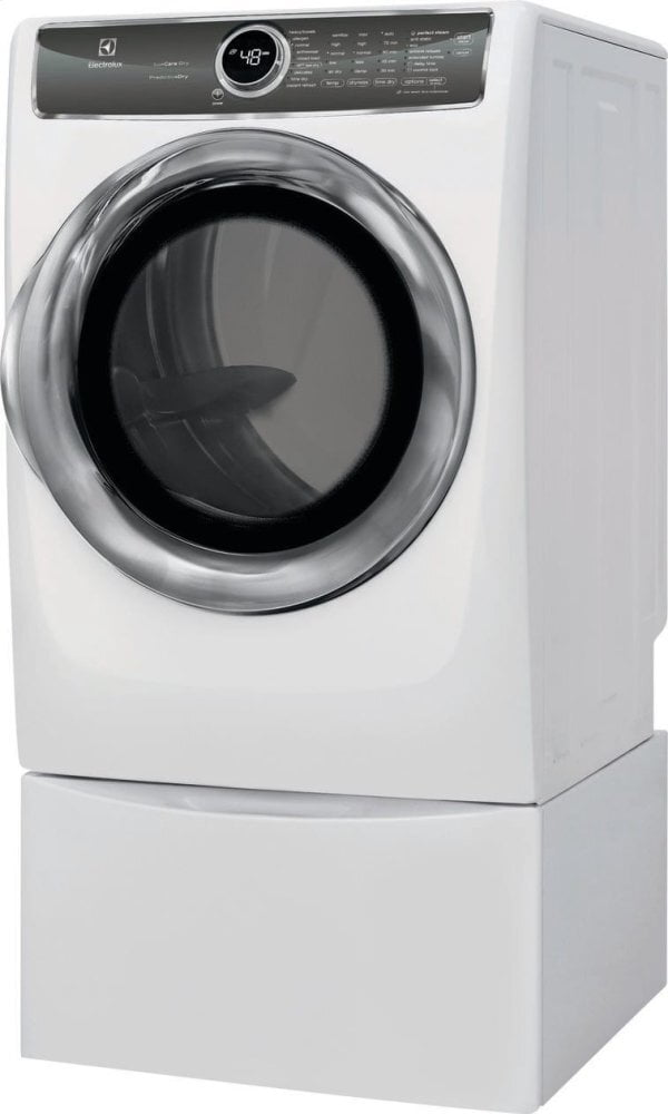 Electrolux EFME627UIW Front Load Perfect Steam™ Electric Dryer With Predictivedry™ And Instant Refresh - 8.0. Cu. Ft.