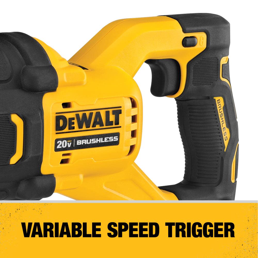 DEWALT 20V MAX XR Reciprocating Saw Power Detect Brushless Bare Tool ;