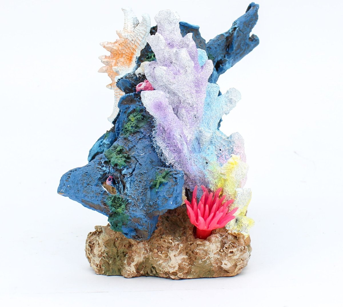 Penn-Plax Blue Plane Coral Scape Aquarium Ornament