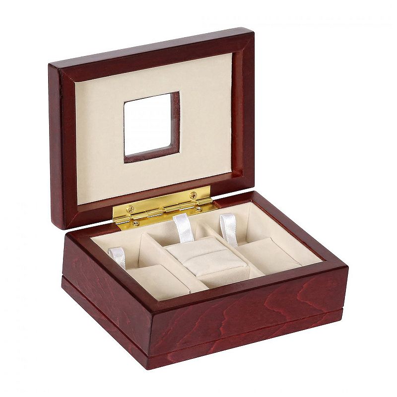 Mele and Co. Liz Wooden Jewelry Box in Cherry