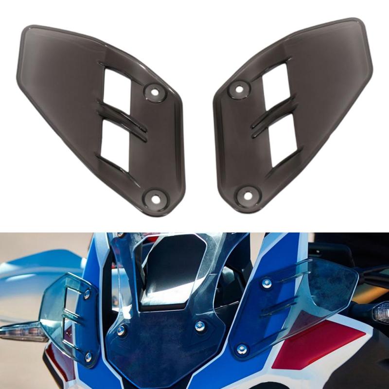 2Pcs Windshield Deflector Upper Wind Deflectors Kit Fit for Honda Crf1000 Motorbike