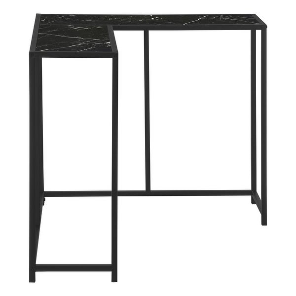 Accent Table， Console， Entryway， Narrow， Corner， Living Room， Bedroom， Metal， Laminate， Contemporary， Modern - 36