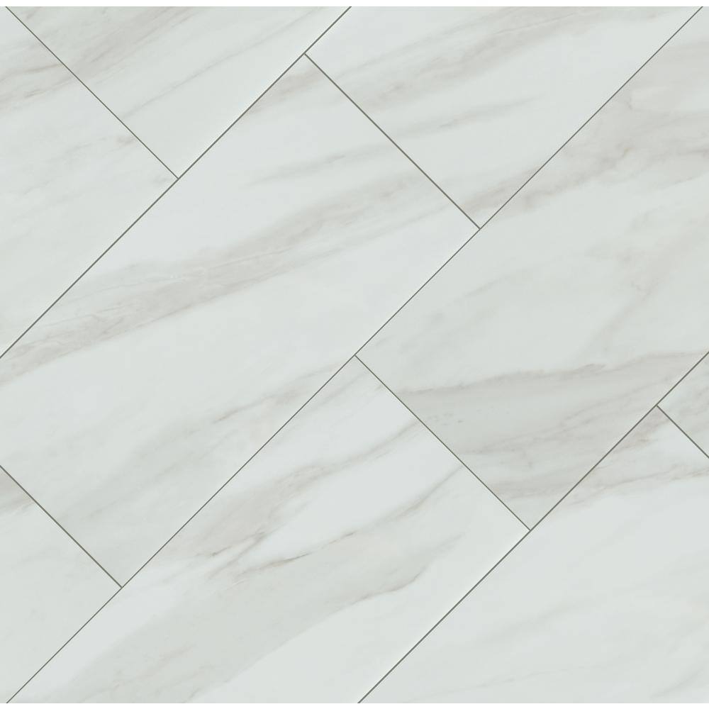 Home Decorators Collection Kolasus 12 in. x 24 in. Polished Porcelain Stone Look Floor and Wall Tile (16 sq. ft.Case) NHDKOLWHI1224P