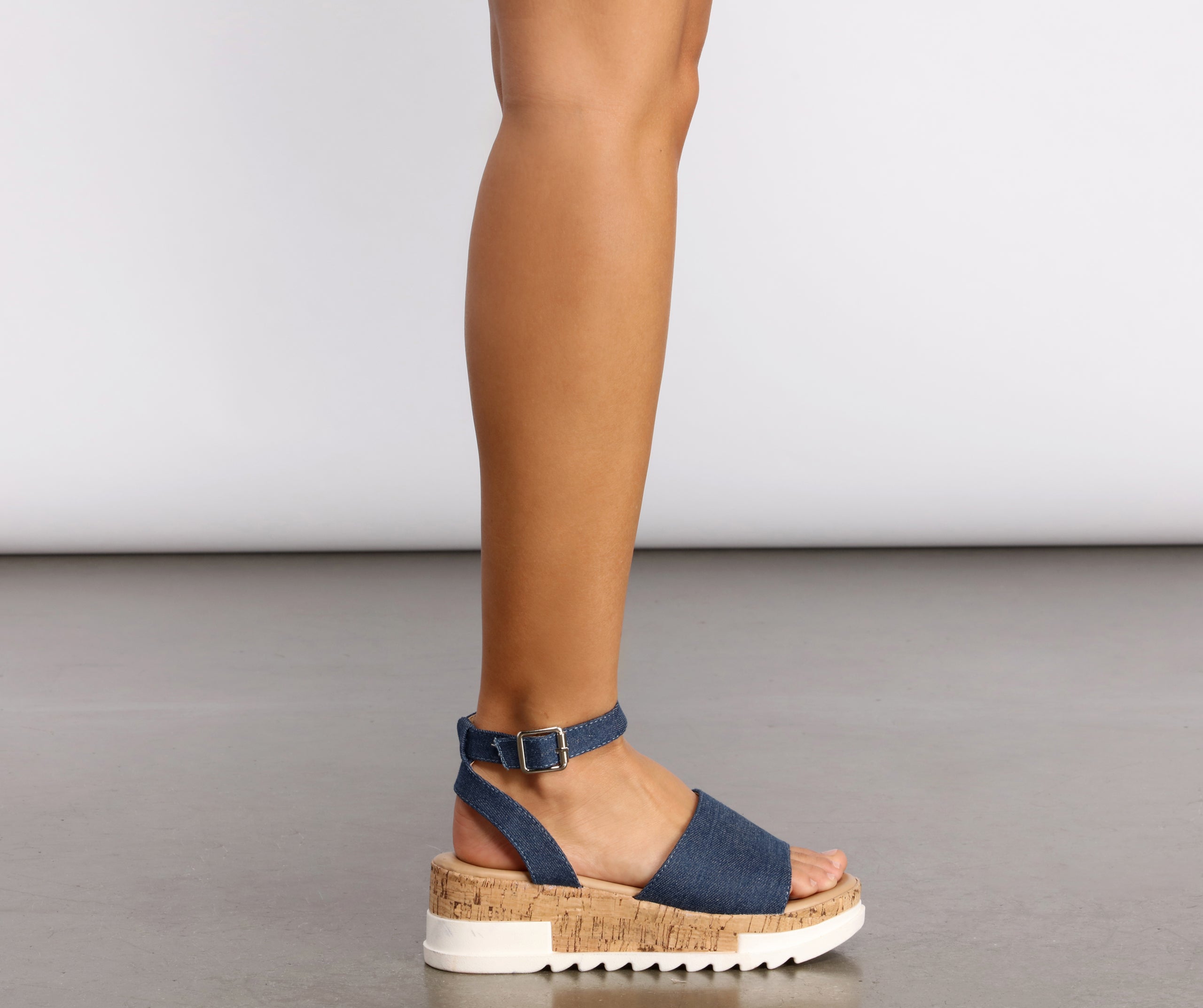 Stride On By Cork Platform Sandals