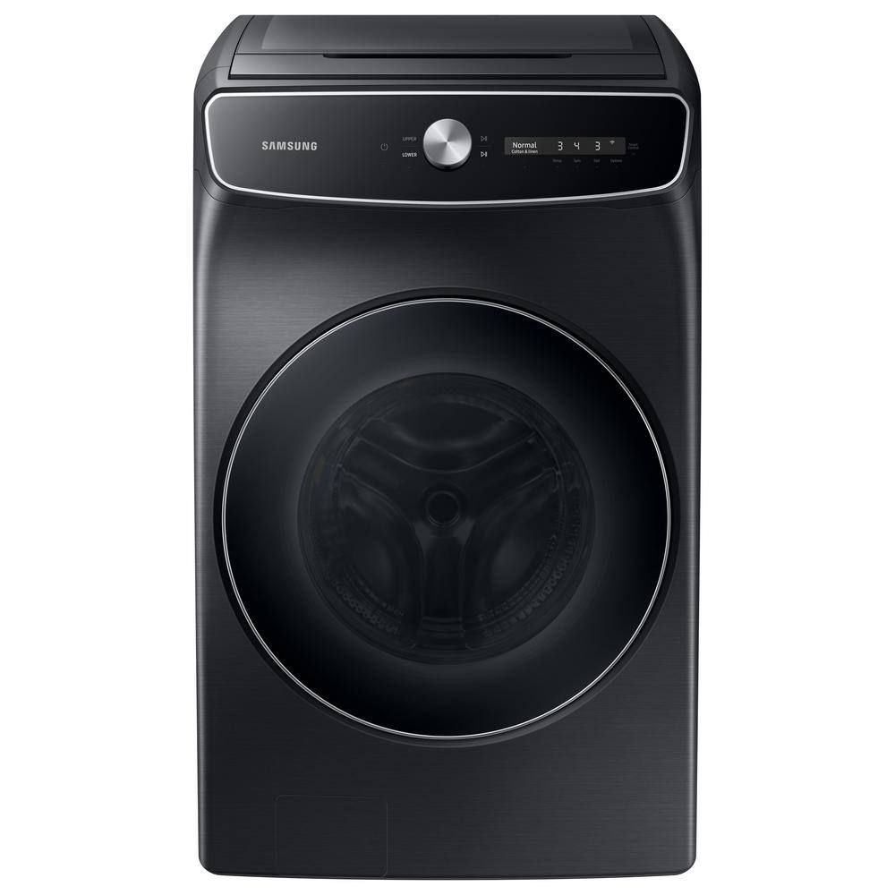  6 cu. ft. Smart High-Efficiency Front Load Washer with Super Speed in Brushed Black WV60A9900AV