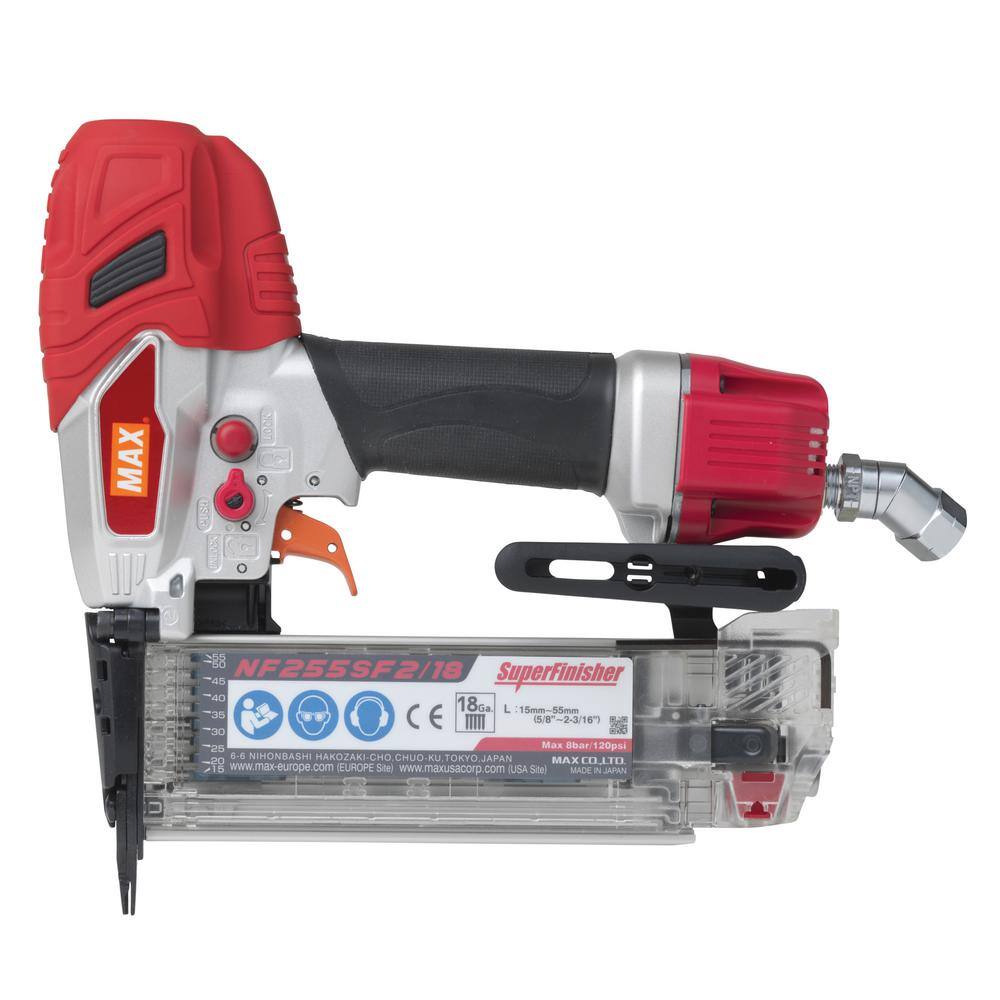 MAX 18-Gauge Brad Nailer to 2-18 in. NF255SF218