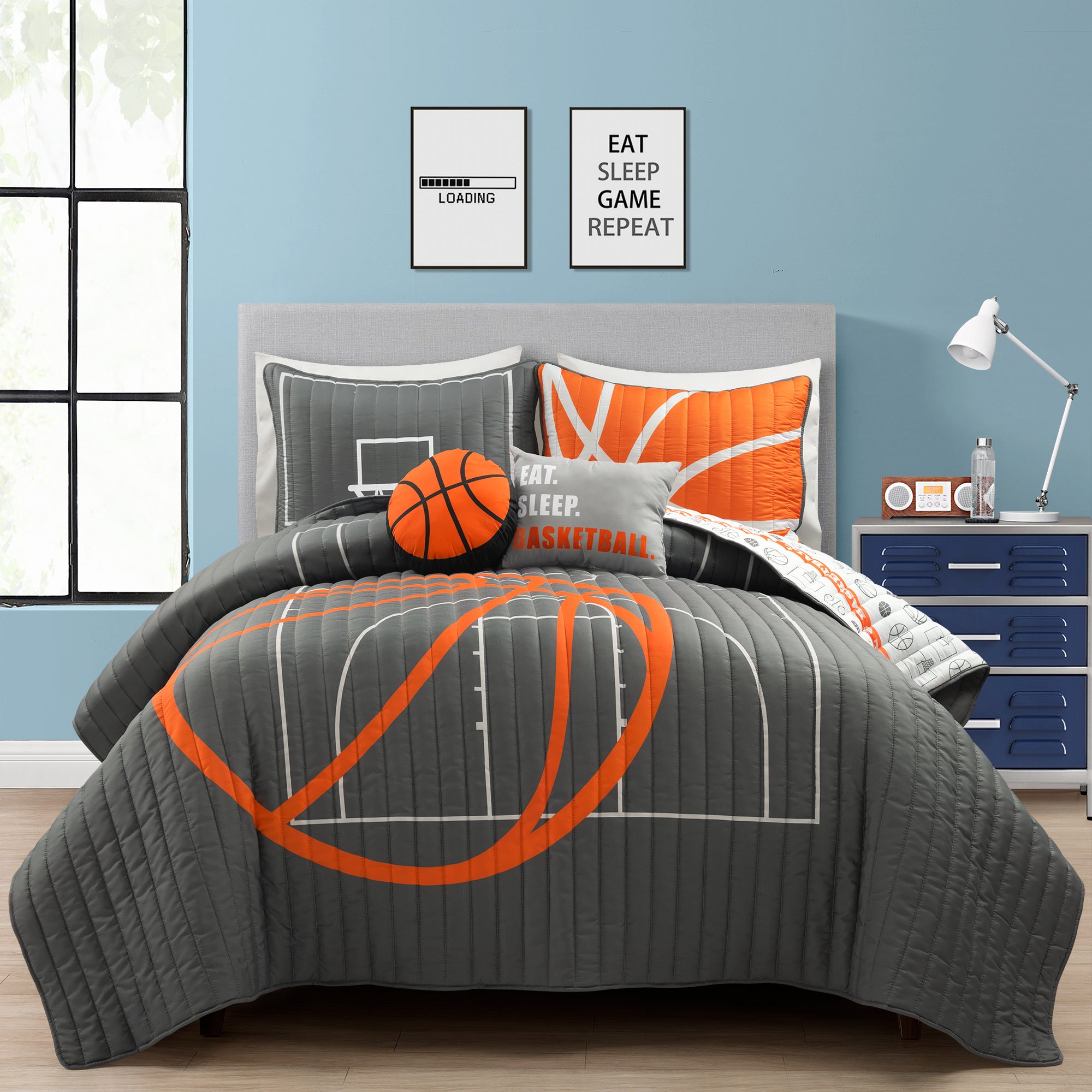 Basketball Game Quilt Set