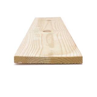 WeatherShield 1 in. x 8 in. x 8 ft. Ground Contact Pressure-Treated Board Southern Yellow Pine Lumber 253936