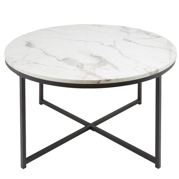 CO-Z Modern 36-inch Round Coffee Table