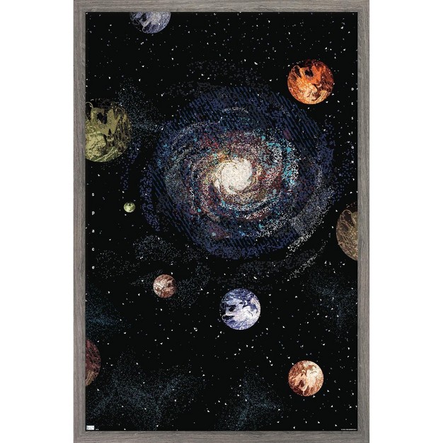 Trends International Galaxy Framed Wall Poster Prints