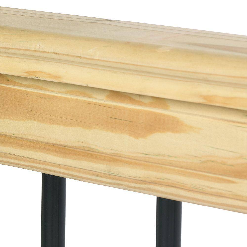 ProWood Pressure-Treated 6 ft. Aluminum Southern Yellow Pine Rail Kit 177039