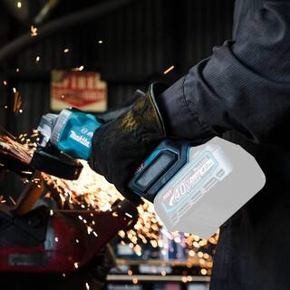 Makita 40V Max XGT Brushless Cordless 4-125 in. Angle Grinder with Electric Brake (Tool Only) GAG01Z