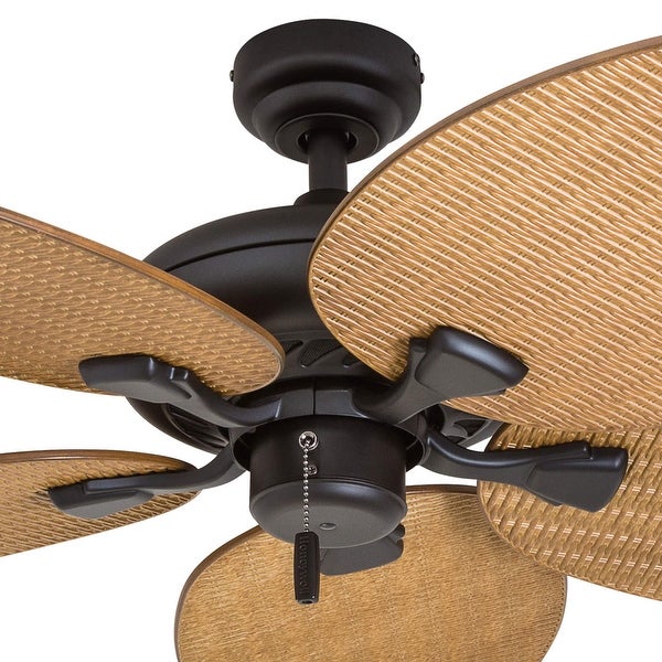 Honeywell Palm Valley Bronze Tropical Ceiling Fan with Palm Leaf Blades - 52-inch Shopping - The Best Deals on Ceiling Fans | 27985755