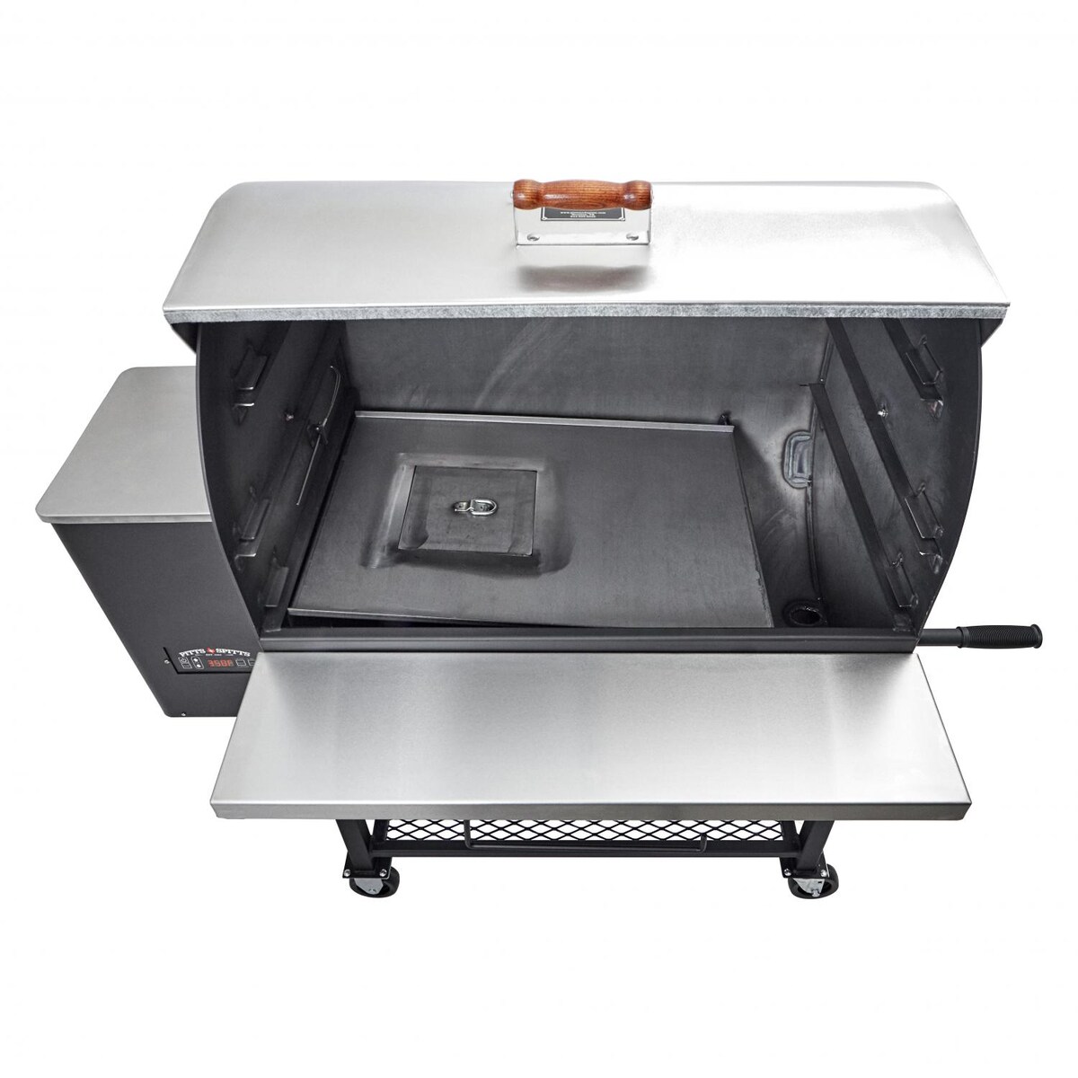 Pitts and Spitts Maverick 2000 Pellet Grill W/ 8-Inch Wheel Upgrade