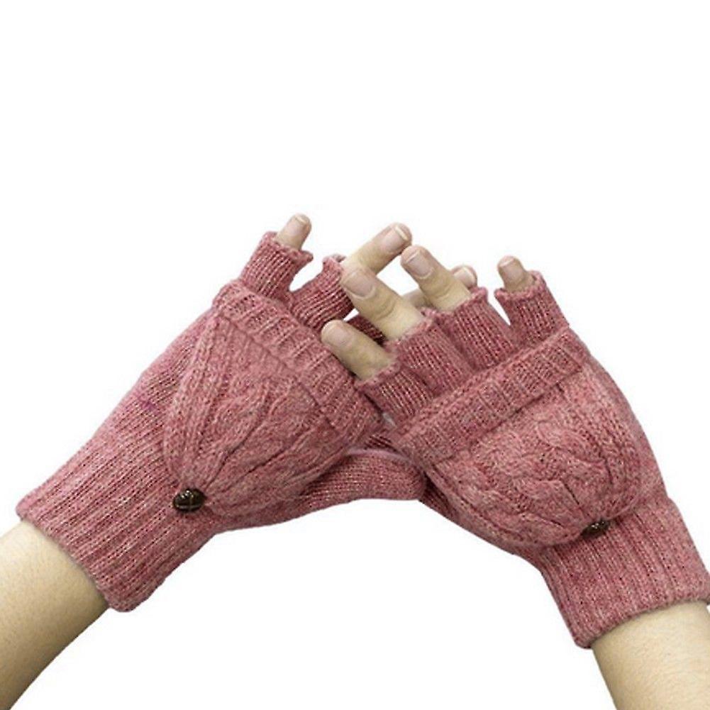 Womens Knitted Fingerless Gloves